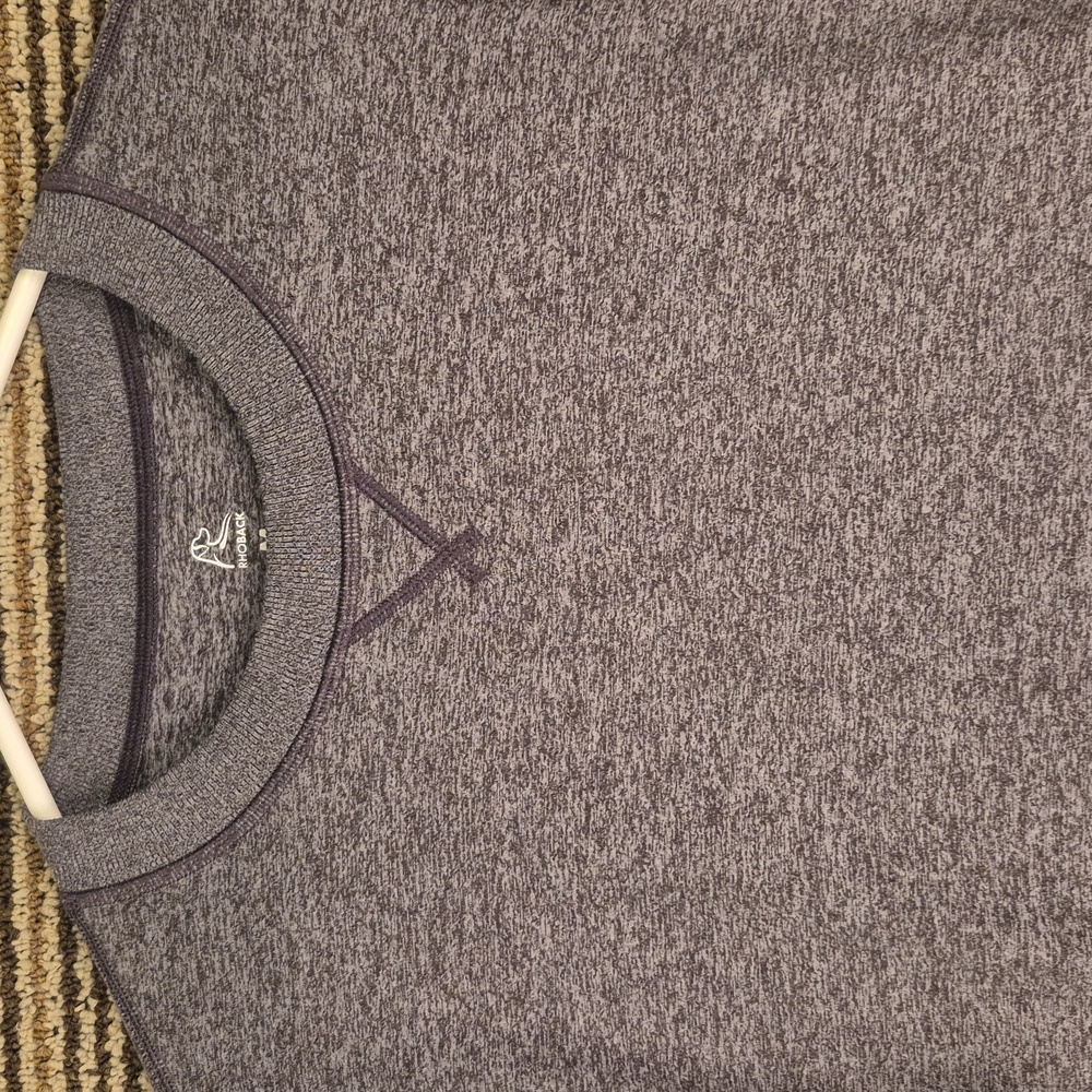 Rhoback Grey Solid Polyester Spandex Blend Medium… - image 2